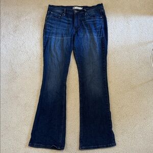 Dark Blue Flared Jeans
